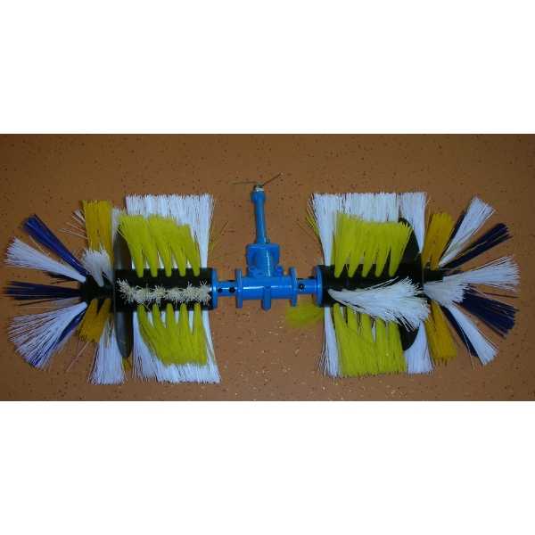 Renvoi d'angle brosse pour gaine rectangulaire