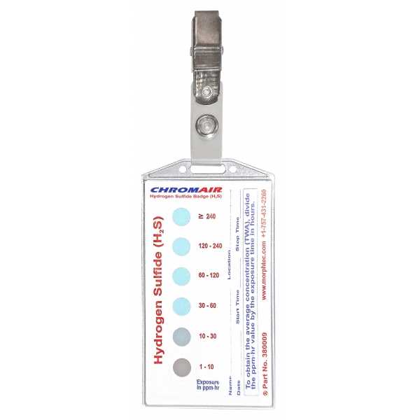 Badge AMONIAQUE Visionnage / mesure